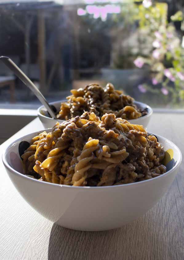 Cheeseburger pasta