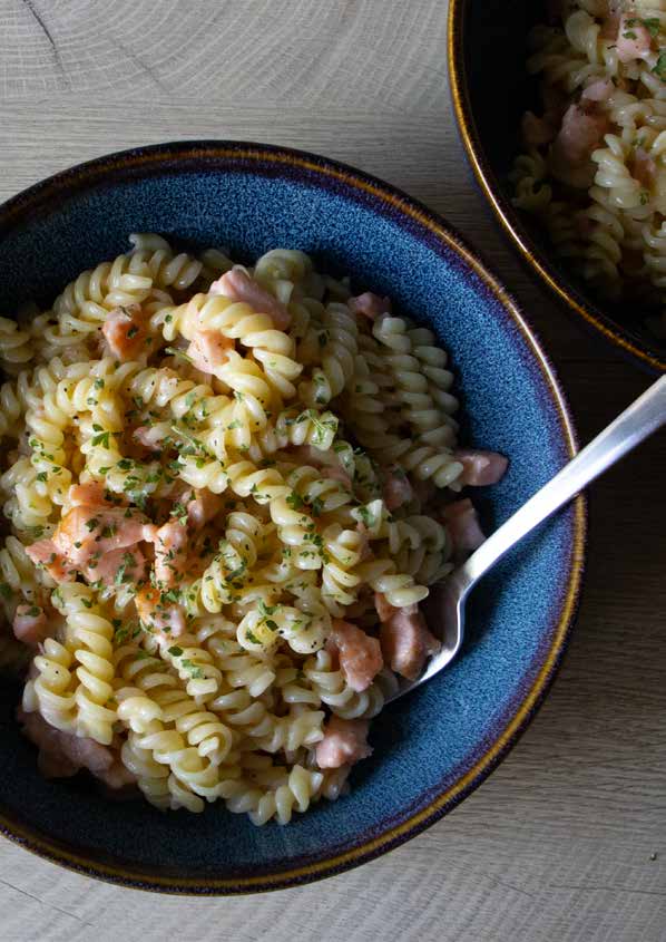 Pasta zalm